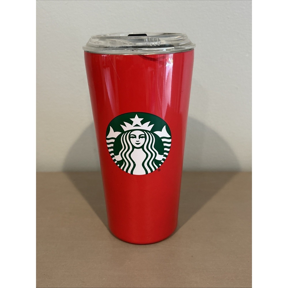 Starbucks Christmas 2020 Red Tumbler Cup 18oz Holiday Starbucks Logo